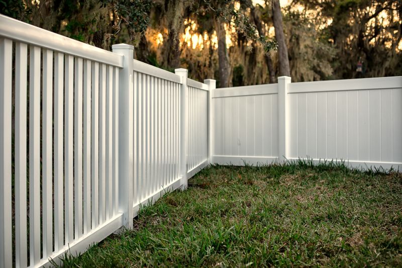 Completed Vinyl Privacy Fence