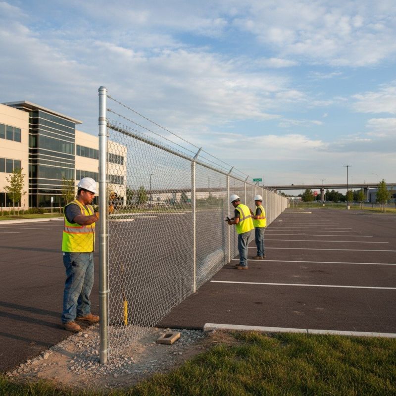 Chain Link Fence Installation detail