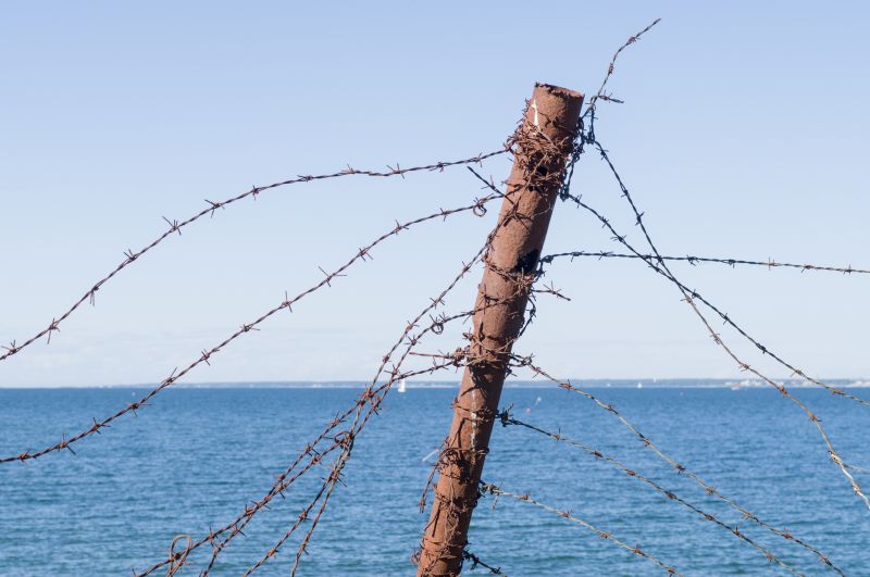 Cyclone Fence Repair detail